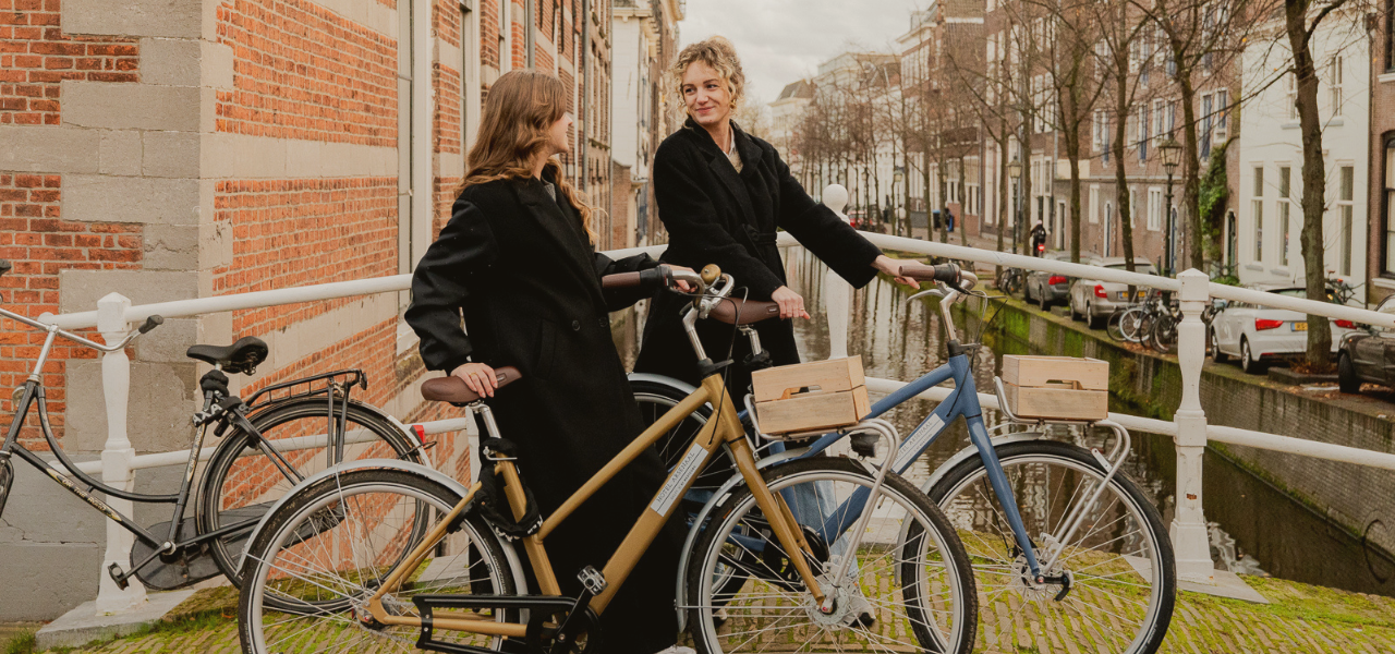 Fietsen door Delft